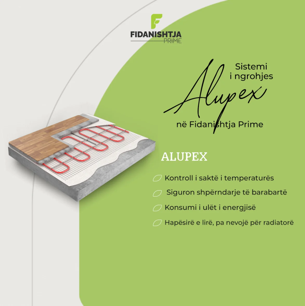 Sistemi i ngrohjes Alupex